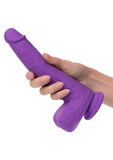 Rechargeable Gyrating & Thrusting Silicone Studs - Purple