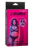Euphoria Collection Chain Halter/Collar & Leash - Plus Size - Black(DISCONTINUED)
