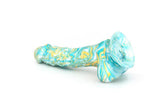 EXOTIC AQUAMARINE COLOR 8 INCHES LONG DILDO
