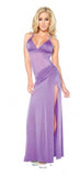 BRA TOP GOWN WITH MESH INSERT