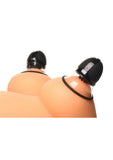 Size Matters 10X Rotating Rechargeable Silicone Nipple Suckers with 4 Attachments - Black/Clear