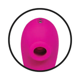 Evolved The Note Rechargeable Silicone Suction Dual Stimulator Magenta
