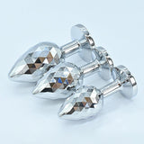 DIAMOND SHAPED ANAL PLUG WITH JEWEL