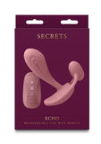 Secrets Echo Insertable Vibe with Remote Dusty Rose