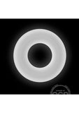 Firefly Bubble Ring Glow in The Dark Cock Ring - Large - White