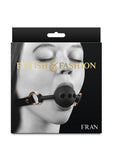 Fetish & Fashion Fran Silicone Ball Gag - Black(discontinued)