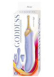 Goddess Lavender Elegance Rechargeable Silicone Dual End Massager - Lavender(discontinued)