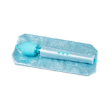 Le Wand All That Glimmers Petite Rechargeable Vibrating Massager Special Edition Set Light Blue