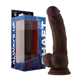 Shaft Model C: 8.5 in. Dual Density Silicone Dildo with Balls`