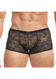 Lace King Lace Boxers - Black