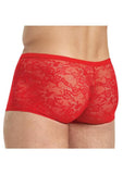 Lace King Lace Boxers - Red