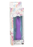Gia Dual Flicker Silicone Rechargeable Vibrator - PurplE