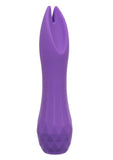 Gia Dual Flicker Silicone Rechargeable Vibrator - PurplE