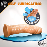 Dr. Skin Glide Realistic 8 in. Self-Lubricating Dildo