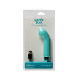 PowerBullet Sara's Spot 10 Function Rechargeable Silicone Vibrating Bullet