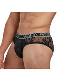 Banana Cabana Lace Nights Low Rise Brief - Black