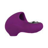 Evolved Sucker For You Rechargeable Silicone Suction Finger Vibrator Purple