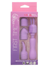 First Time Rechargeable Silicone Travel Teaser Kit - Purple