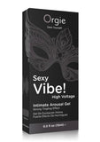 Orgie Sexy Vibe! High Voltage Intimate Arousal Gel 0.5 fl oz