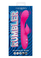 Rumbler Rumble Duo Rechargeable Silicone Rabbit Vibrator - Pink