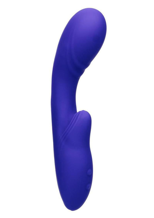 Rumbler Rumble G Rechargeable Silicone Dual Vibrator - Purple