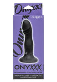 Onyxxx Rechargeable Contoured Silicone Probe - Black