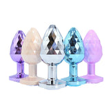 DIAMOND SHAPED ANAL PLUG WITH JEWEL