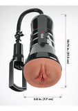 PDX Extreme Wet Pussies Super Sucker XXL Stroker - Pussy - Caramel