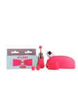 M'Lady Pinpoint Silicone Rechargeable Bow Tie Wand - Coral