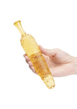 Glas Cornstar 8 Glass Dildo - Yellow