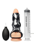Creature Cocks Night Prowler Squirting Silicone Penis Enhancer Silver