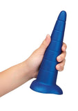 B-Vibe Anal Stretcher Silicone Training Cone - Blue