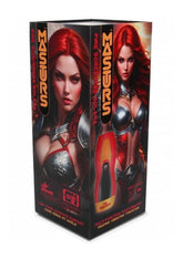 Masturs Solara Fire Sorceress Rechargeable Multi Function Masturbator - Red