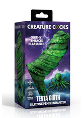 Creature Cocks Tenta Girth Silicone Penis Enhancer - Green/Black