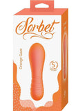 Sorbet Orange Gaze Rechargeable Silicone Bullet Vibrator - Orange