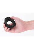 Renegade Dragon Silicone Cock Ring - Black