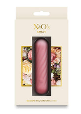 X & O's Crave Rechargeable Silicone Compact Vibrator - Pink