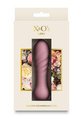 X & O's Love Rechargeable Silicone Compact Vibrator - Pink