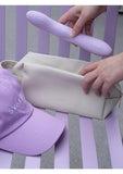 Svakom Selena Warming Rechargeable Silicone G-Spot Vibrator with Clitoral Stimulator - Lavender