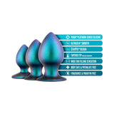 Anal Adventures Matrix Metaverse Plug Kit Dark Millenia