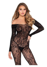 Leg Avenue Lace Lingerie Jumpsuit - OS