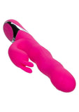 Enchanted Wave Action Bunny Rechargeable Silicone Vibrator - Pink