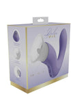 Vive Callalily Silicone Rechargeable Triple Motor G-Spot tap, Vulva, Breast Suction and Tongue Vibrator