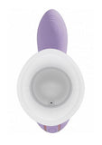 Vive Callalily Silicone Rechargeable Triple Motor G-Spot tap, Vulva, Breast Suction and Tongue Vibrator