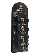 Temptasia Ardor Silicone Wrist and Ankle Restraints with Bow -