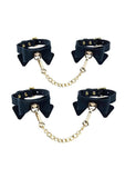 Temptasia Ardor Silicone Wrist and Ankle Restraints with Bow -