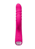 Lovense Velvo Rotating Vibrating 3-in-1 Rechargeable Bluetooth App Compatible Rabbit Vibrator - Pink