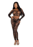 Cold Blooded Crop Top and Tights Set