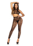 Feral Energy Crop Top and Tights Set