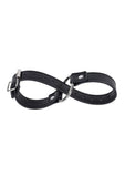 Sex & Mischief Shadow Convertible Cuffs - Black/Silver